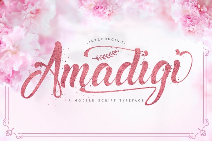 Amadigi - Modern Script Font Font Download