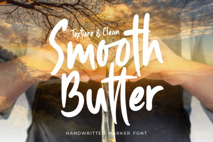 Smooth Butter - Handwritter Marker Font Font Download
