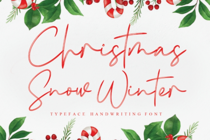 Christmas Snow Winter Font Download
