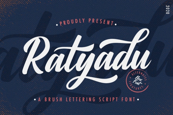 Ratyadu - Vintage & Retro Bold Script Font Font Download