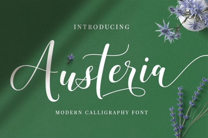 Austeria Script - Calligraphy Font Font Download