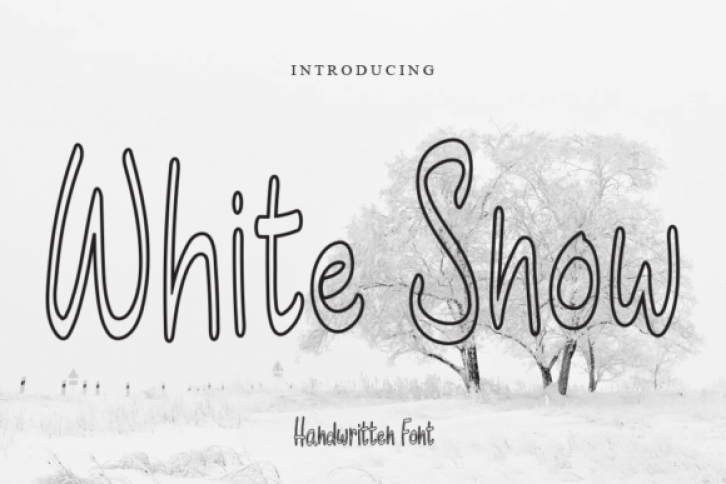 White Snow Font Download