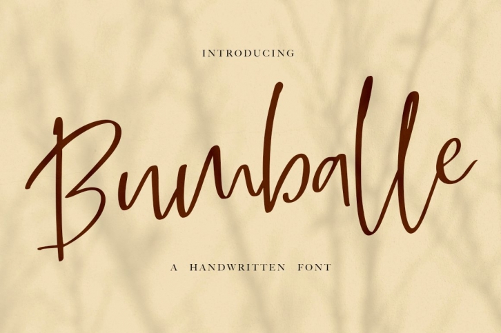 Bumballe Font Download