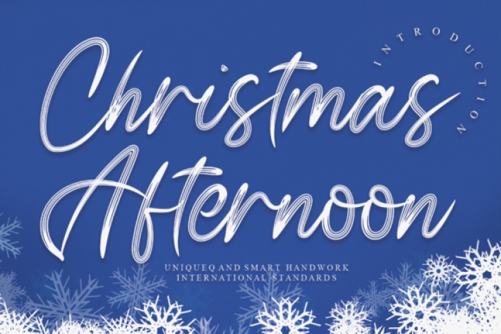 Christmas Afternoon Font Download