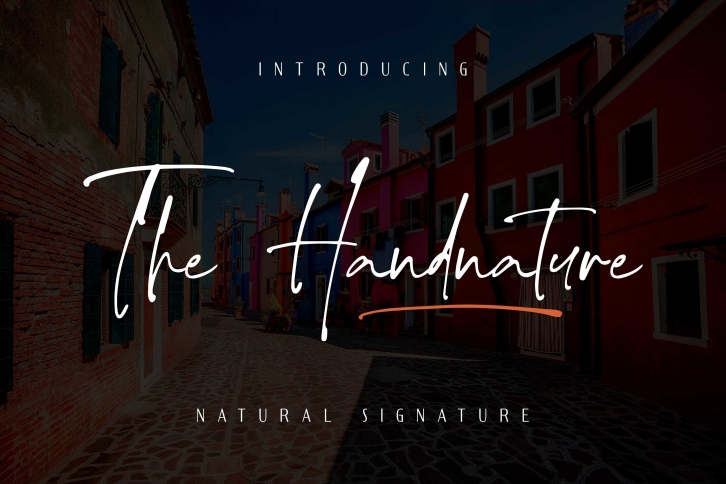 The handnature Font Download