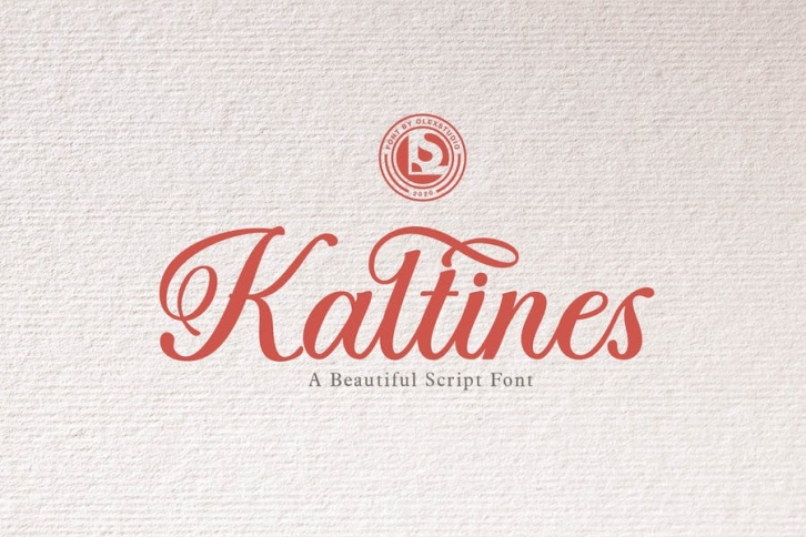 KALTINES -Script Font Font Download