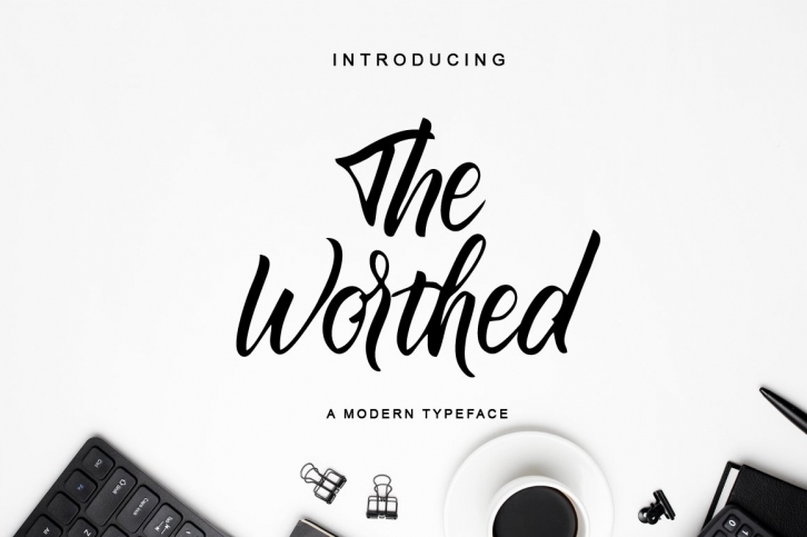 The Worthed  Bold Handwritten Font Font Download