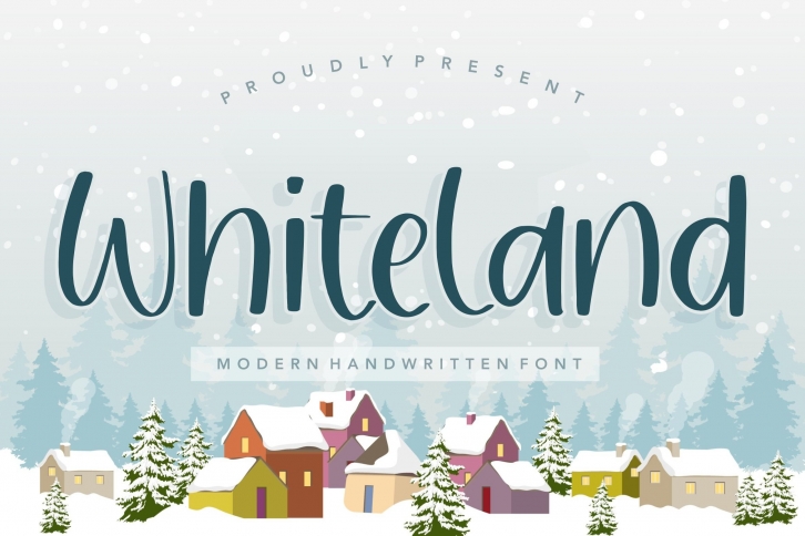 Whiteland Modern Handwritten Font Font Download
