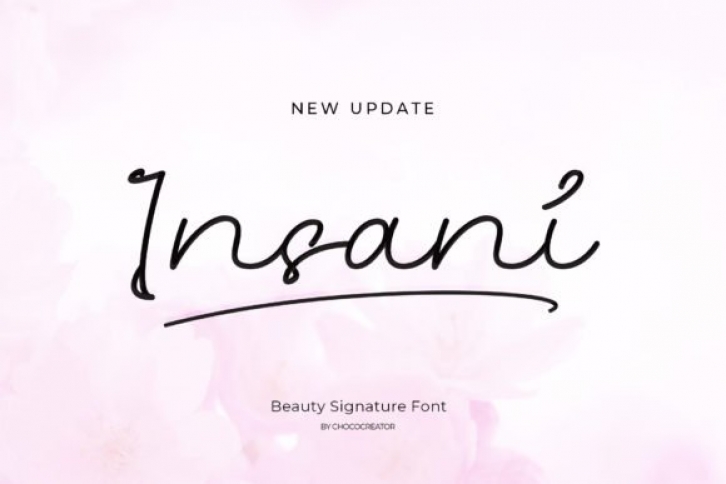 Insani - Beauty Signature Font Download