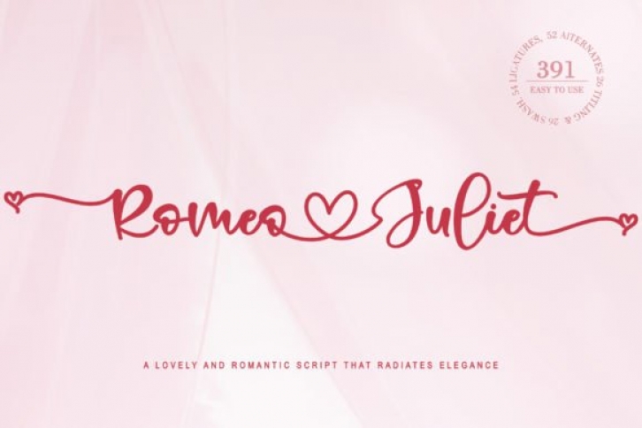 Romeo Juliet Font Download