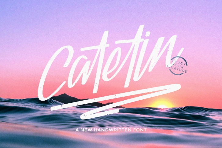 CATETIN - Handwritten Script Font Download