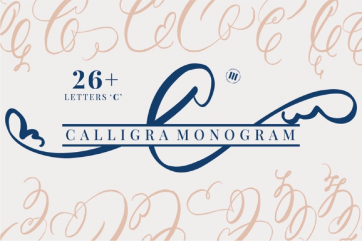 Calligra Monogram Font Download