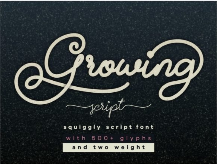 Growing Font Download