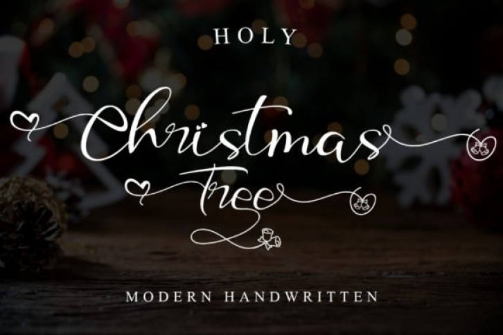 Holy Christmas Tree Font Download