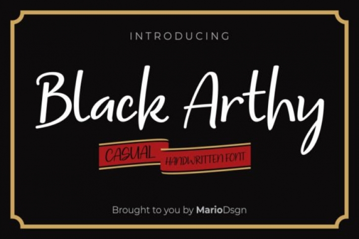 Black Arthy Font Download