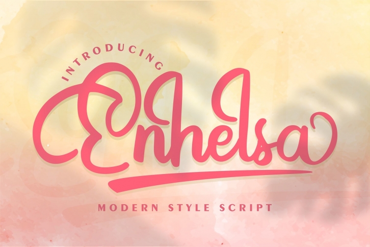 Enhelsa | Modern Style Script Font Download