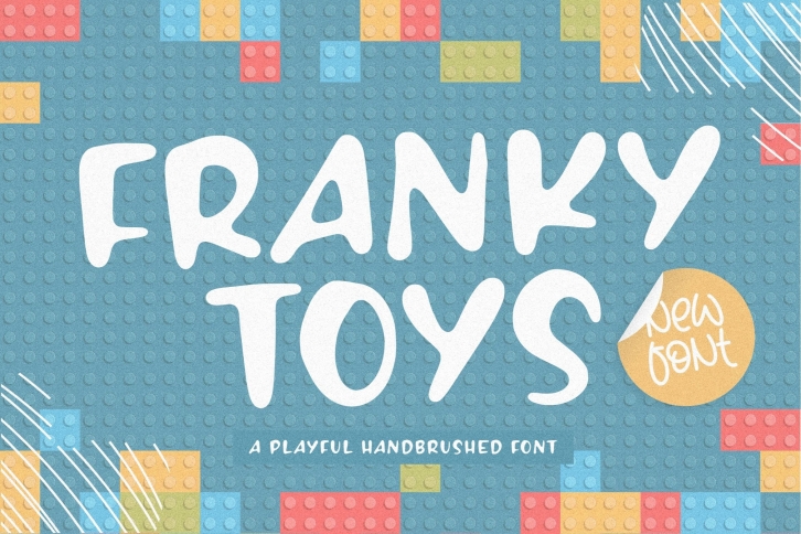FRANKY TOYS Playful Handbrushed Font Font Download