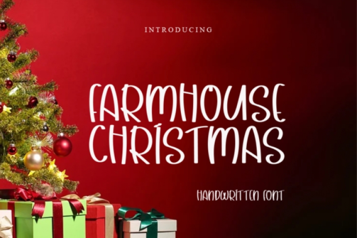 Farmhouse Christmas Font Download