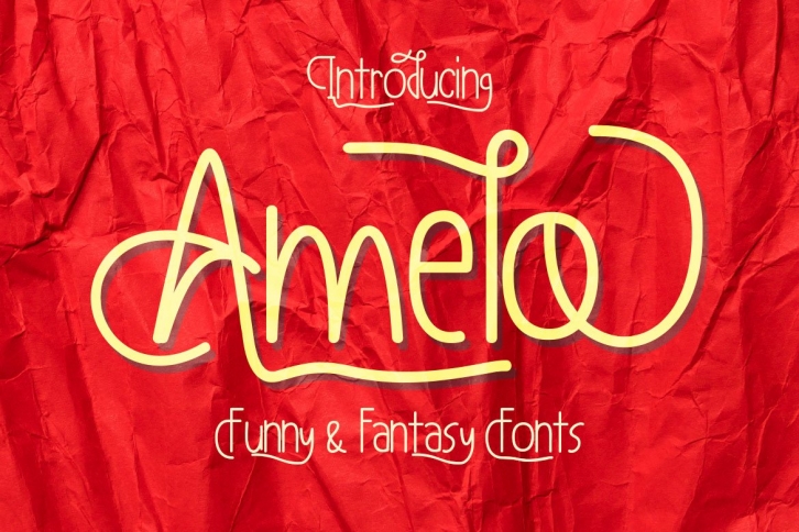 Amelo Funny & Fantasy Fonts Font Download