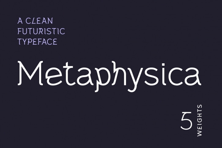 Metaphysica | A Clean Futuristic Typeface | Webfont Font Download