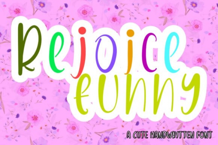 Rejoice Funny Font Download