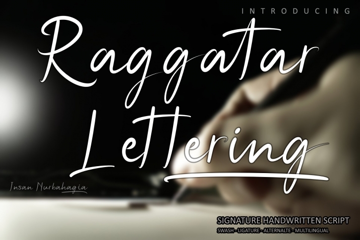 Raggatar Lettering Font Download