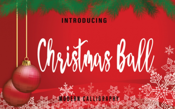 Christmas Ball Font Download