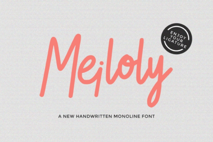 Meiloly Font Download