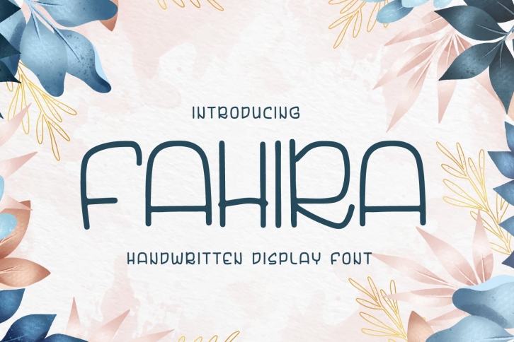 Fahira - handwritten font Font Download