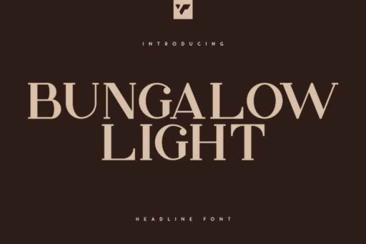 Bungalow Light Font Download