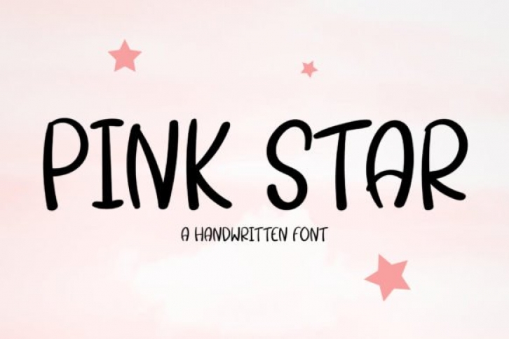 Pink Star Font Download
