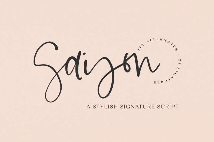 Saison Script Font Download