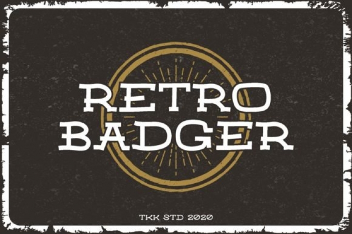 Retro Badger Font Download