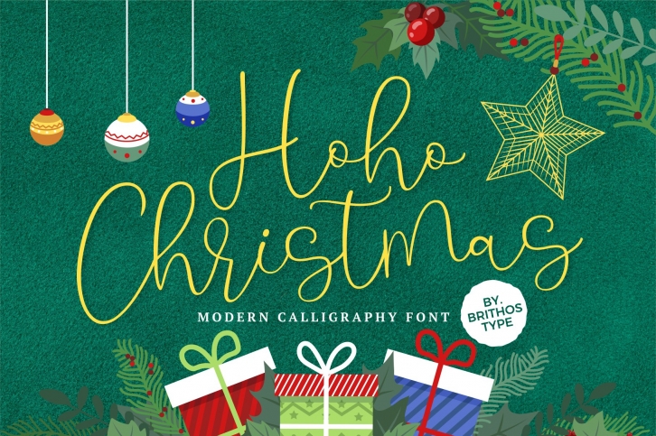 Hoho Christmas Modern Font Font Download