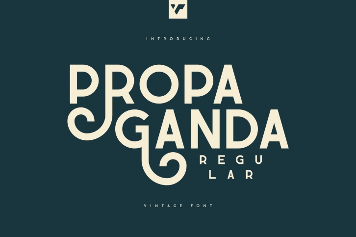Propaganda Regular Display Font Download