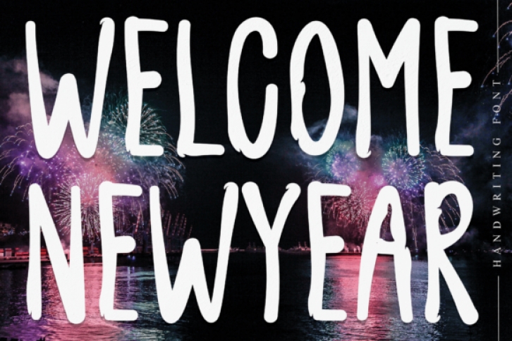 Welcome New Year Font Download