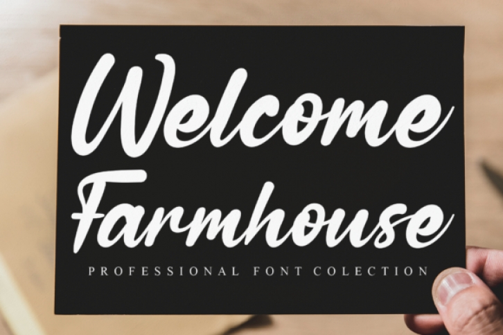 Welcome Farmhouse Font Download