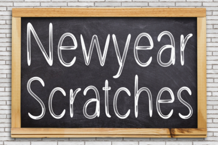 Newyear Scratches Font Download