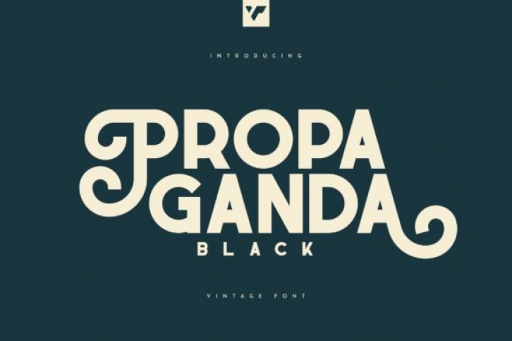 Propaganda Black Font Download