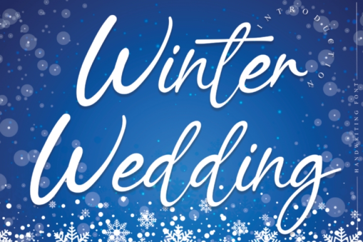 Winter Wedding Font Download