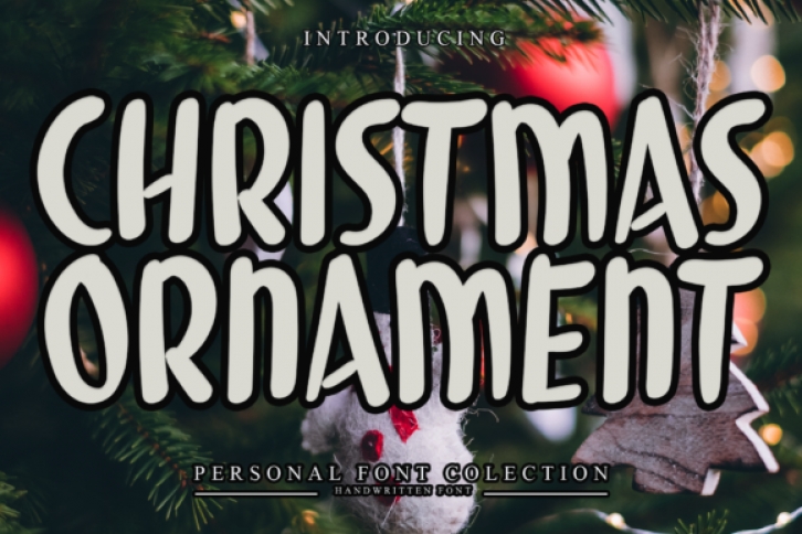 Christmas Ornament Font Download