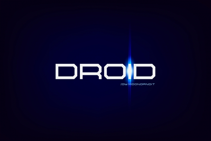 Droid - Futuristic scifi font Font Download