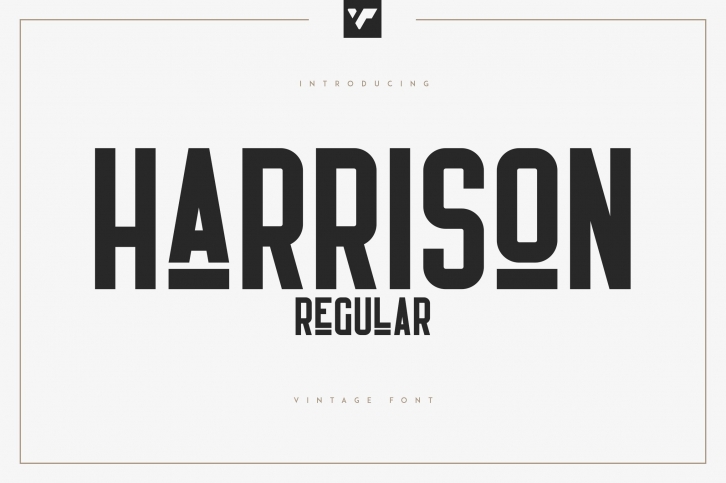 Harrison - Retro Font Download