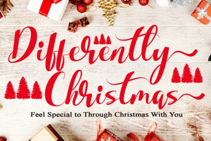Differently Christmas Font Download