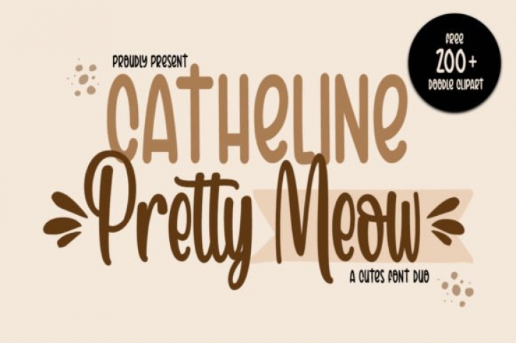 Catheline Pretty Meow Font Download