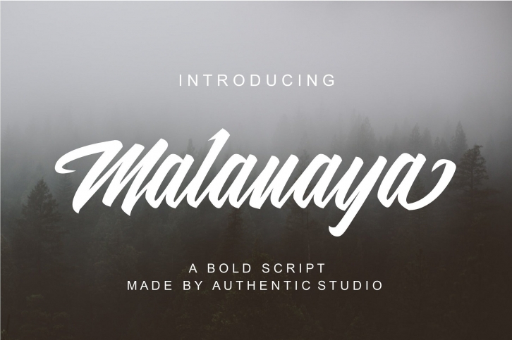 Malanaya Script Font Download