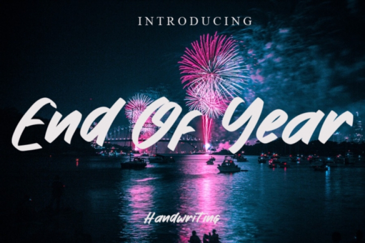 End of Year Font Download