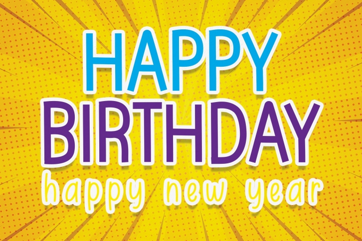 HAPPY BIRTHDAY Font Download