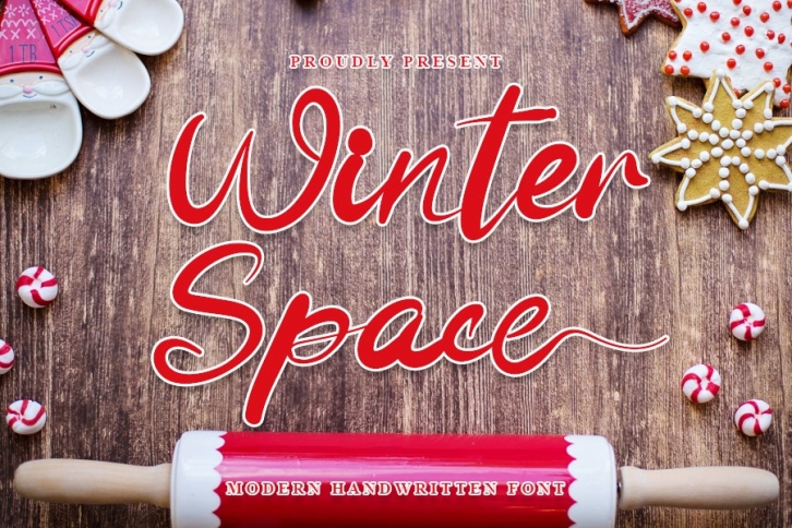 Winter Space - Beautiful Christmas Font Font Download