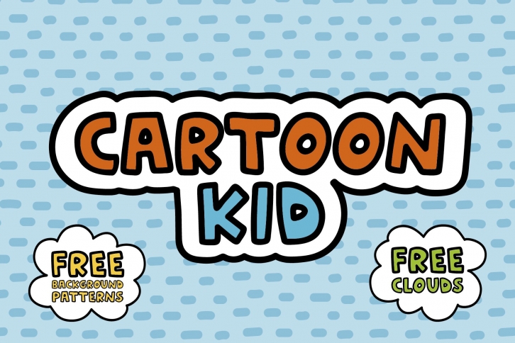 CARTOON KID | A comic book style font Font Download